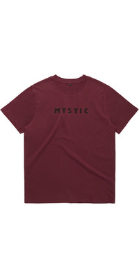 2023 Mystic Mens Icon Tee 35105.230178 - Red Wine