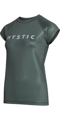 2023 Mystic Femmes Star Manches Courtes Lycra Vest 35001.230183 - Foncé Olive