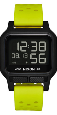 2023 Montre Nixon Heat Surf Watch A1320 - Citron / Black