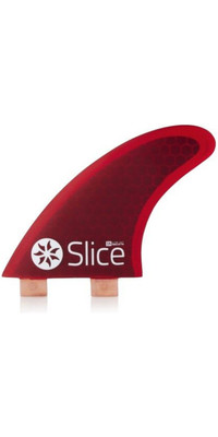 2024 Northcore Slice Ultralight Hex Core S5 FCS Compatible Surfboard Fins SLI-02 - Red