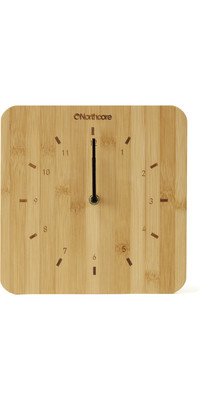 2023 Northcore Wall Mounted Bamboo Time Clock NOCO88F - Wood