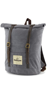 2024 Northcore Waxed Canvas Back Pack NOCO118 - Stone Grey