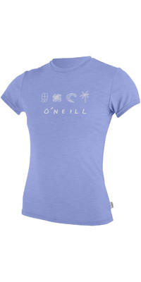 2024 O'Neill Girls Hybrid Short Sleeve Sun Shirt 5566 - Lily