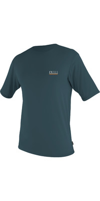 2023 O'Neill Mens Graphic UPF 50+ Short Sleeve Sun Shirt 5567SB - Cadet Blue