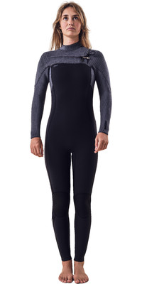 2023 O'Neill Frauen Blueprint 5/4+mm Brustreiverschluss Gbs Neoprenanzug 5542 - Black / Shade