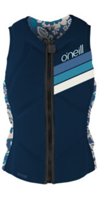 2023 O'Neill Womens Slasher Comp Impact Vest 4938EU - French Navy / Christina
