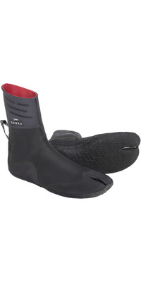 2024 O'Neill Gooru Dip 3mm Split Toe Wetsuit Boots 5602 - Røg / Sort