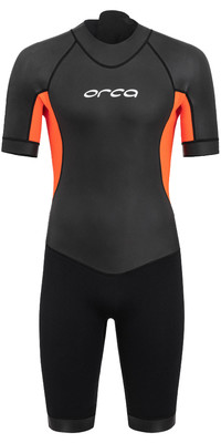 2023 Orca Mens Vitalis Openwater Shorty Wetsuit NN2Y0 - Preto