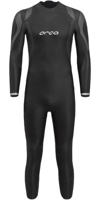 2023 Orca Hommes Zeal Perform Open Water Swim Back Zip Combinaison Néoprène NN2F0501 - Black