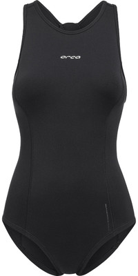 2023 Orca Womens 1.5mm Neoprene One Piece Swimsuit NA6P - Black