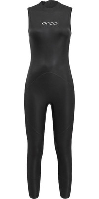 2023 Orca Femmes Vitalis Open Water Swim Sleeveless Combinaison Néoprène NN6L4601 - Black