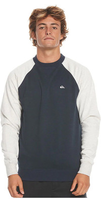 2024 Quiksilver Mens Everyday Crew Sweater EQYFT04764 - Navy Blazer