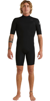 2023 Quiksilver Heren Everyday Sessions 2mm Rug Ritssluiting Shorty Wetsuit EQYW503031 - Black