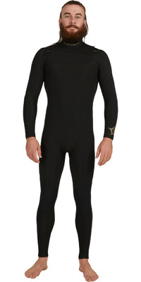 2023 Quiksilver Heren Everyday Sessions MW 3/2mm Gbs Borst Ritssluiting Wetsuit EQYW103171 - Black