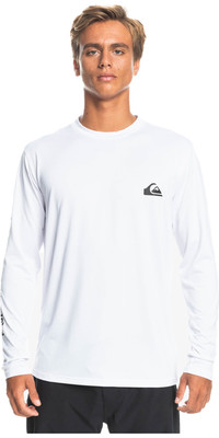 2023 Quiksilver Herren Omni Session Langarm UPF 50 Surf T-Shirt EQYWR03349 - Weiß