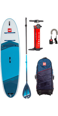 2023 Red Paddle Co 10'6 Ride Stand Up Paddle Board, taske, padle, pumpe og snor - Hybrid Tough-pakke
