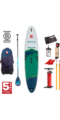 2023 Red Paddle Co 12'6'' Voyager Msl Stand Up Paddle Board Sac, Pompe, Pagaie Et Laisse Paquet Dur 001-012-002-0078 - Vert