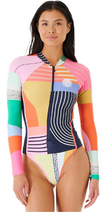2023 Rip Curl Womens Daybreak Long Sleeve Surf Suit 066WSW - Multicolour
