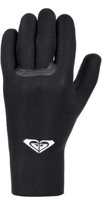 2023 Roxy Dames Swell Series+ 3mm Wetsuit Handschoenen ERJHN03247 - Echt zwart