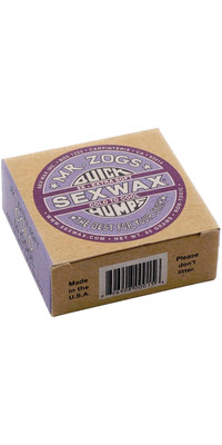 2024 Sex Wax Quick Humps Cool To Cold Surf Wax Swwqh - Paars