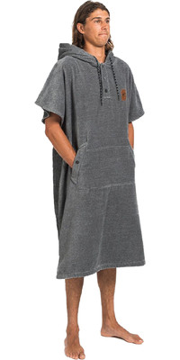 2023 Slowtide The Digs Hooded Towel Change Robe / Poncho ST48 - Heather Grey