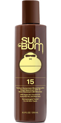 2023 Sun Bum SPF 15 Loção protetora solar para acastanhamento 250ml SB357603