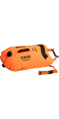 2023 Swim Research Boya de seguridad y bolsa seca C-SRSB2 - Naranja