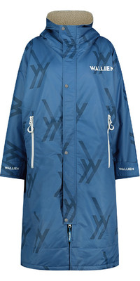 2023 Wallien Dames Robe 107003001 - Wijzigen Blue Logo Print