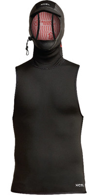 2023 Xcel Infiniti 2mm Neoprene Hooded Vest XW23ANR102H9 - Black
