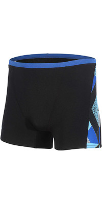 2023 Zone3 Pantalones cortos de natación para hombre Prism 3.0 Aqua SW20MPAQU130 - Negro / Azul / Blanco