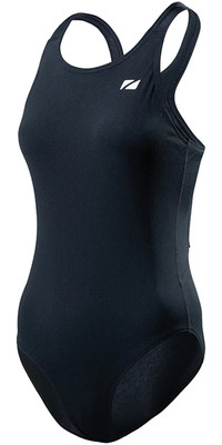 2024 Zone3 Womens OWS Renew Classic Swim Costume SW22WOWSC101 - Black