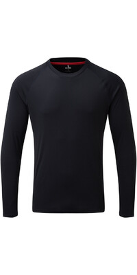 2024 Gill UV Tec Langrmet T-shirt Til Herrer UV011 - Black