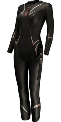 2024 Huub Womens TC Performance 3: 5mm Wetsuit TCPW33 - Black