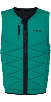 2024 Mystic Hommes Outlaw Front Zip Wake Impact Vest 35005.240226 - Green