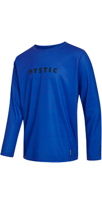 2024 Mystic Hommes Star Long Sleeve Quickdry Top 35001.240158 - Blue