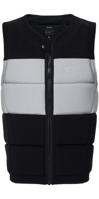 2024 Mystic Peacock Front Zip Impact Vest 35005.240227 - Black / White