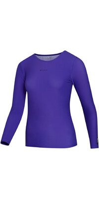 2024 Mystic Womens Star Long Sleeve Lycra Vest 35001.240174 - Purple