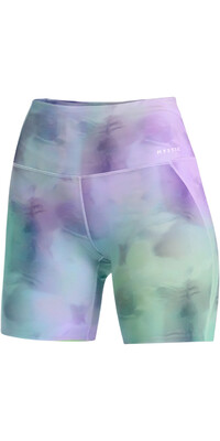 2024 Mystic Femmes Terri Performance Biker Shorts 35001.240241 - Purple / Green