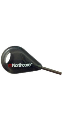2024 Northcore FCS Compatible Fin Key NH06 - Black / Silver