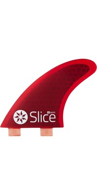 2024 Northcore Slice Palmes De Surf Ultra Lgres Compatibles Hex Core S5 FCS SLI-02 - Red