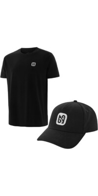 2024 Nyord Logo T-Shirt & Casquette Chapeau SX087 - Black