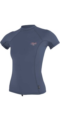 O'Neill Womens Premium Skins Short Sleeve Rash Guard 4171B - Mist