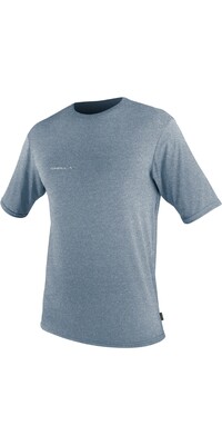 2024 O'Neill Mens Trvlr Hybrid Short Sleeve Sun Shirt 4878 - Copen Blue