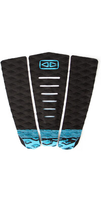 2024 Ocean And Earth Simple Jack Surfboard Grip Tail Pads OESATP28B - Black / Azul