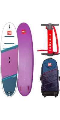 2024 Red Paddle Co 10'6'' Ride MSL Stand Up Paddle Board , Tasche & Pumpe 001-001-001-0099 - Purple