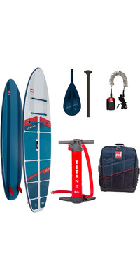 2024 Red Paddle Co 11'0'' Compact MSL PACT Stand Up Paddle Board , Tasche, Pumpe, Paddel & Leine 001-001-002-0067 - Blue