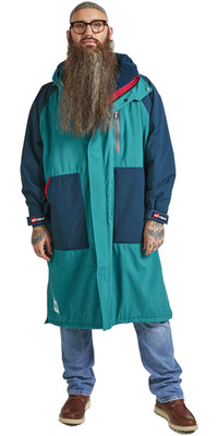 2024 Red Paddle Co Wiederverwendet EVO Pro Langarmwechsel Robe / Poncho 002-009-006 - Teal / Navy