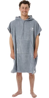 2024 Rip Curl Håndklæde med hætte og logo til mænd Puslekappe / Poncho 00GMTO - Blå