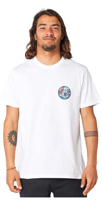 2024 Rip Curl T-shirt Passage Para Homem 0FNMTE - White