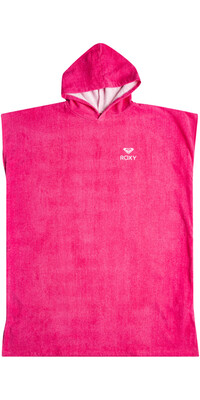 2024 Roxy Womens Sunny Joy Towel Change Poncho ERJAA04260 - ERJAA04260 Shocking Pink